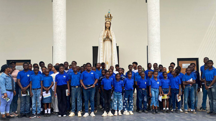 The students also visited the AUI Chapel of Mary Mother of the Church