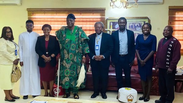 The Management of AUI with Alara of Ilara Kingdom, His Royal Majesty, Oba (Dr.) Olufolarin Olukayode Ogunsanwo, Telade IV